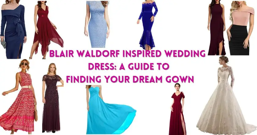 Blair Waldorf Inspired Wedding Dress